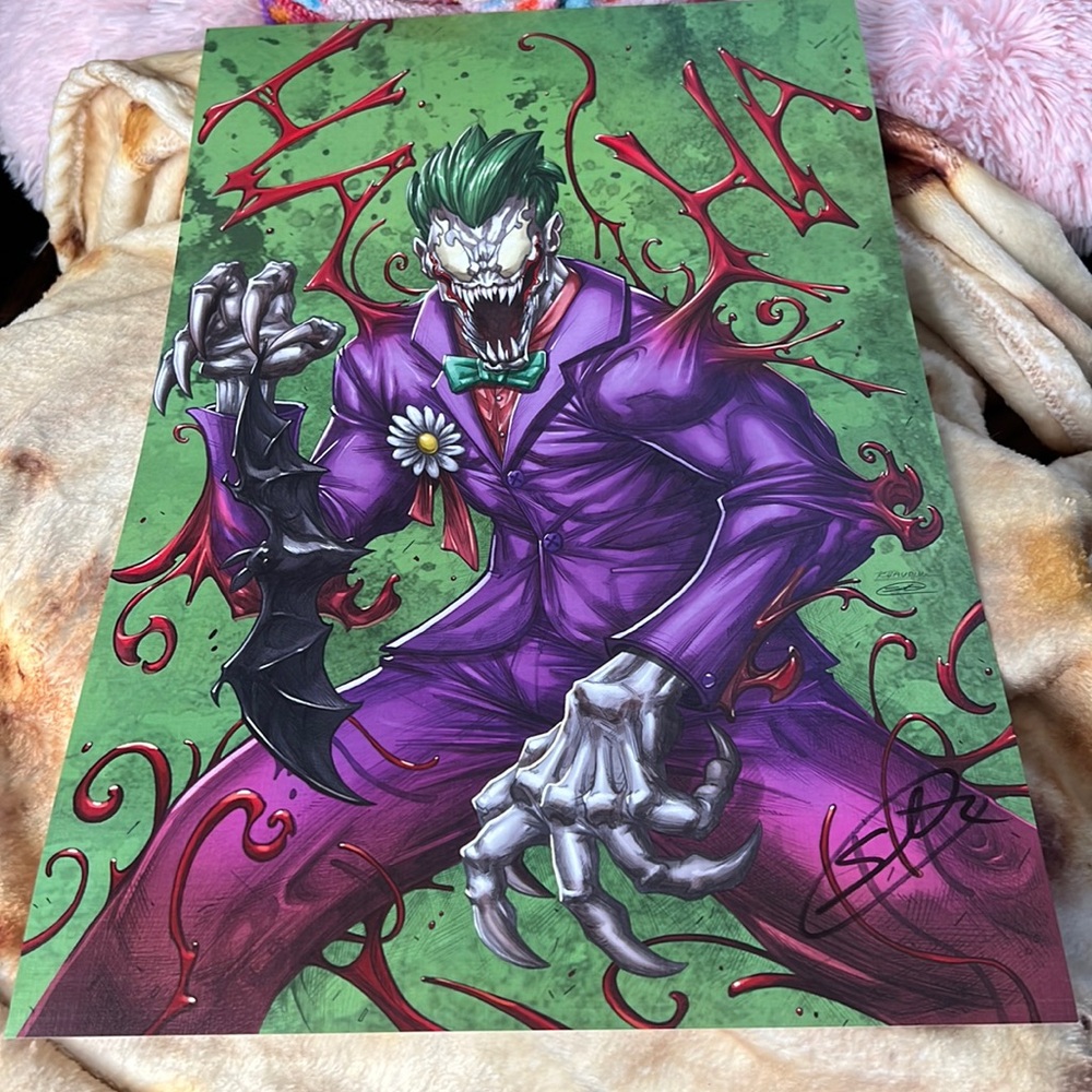 Venomized Joker art print